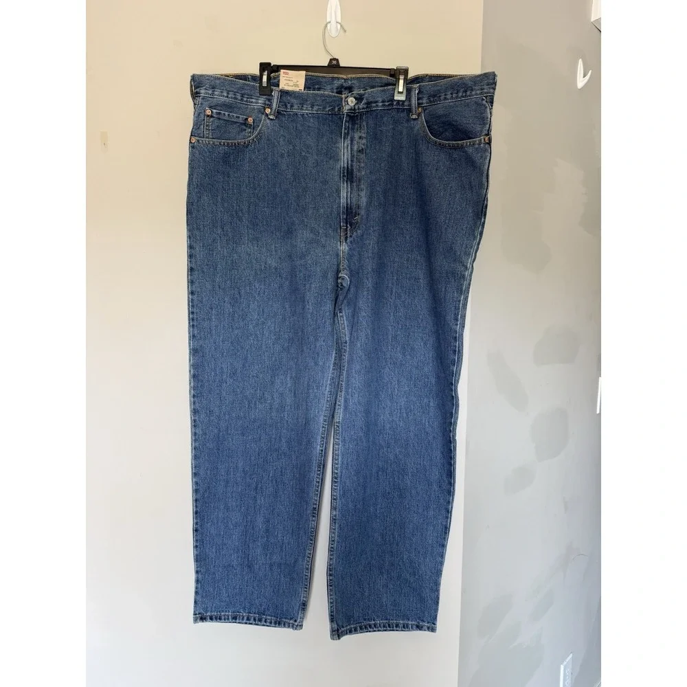48 X 32 Levi's 550 Relaxed Fit Mens Big Tall Denim Jeans